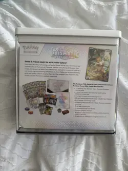 Prismatic Evolutions Pokemon Center Elite Trainer Box ETB Factory Sealed W/Case - Image 2