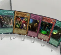 Yu-Gi-Oh! 5 CARD LOT - SUPER RARE - Unlimited OG Print LOB MRD - Image 1