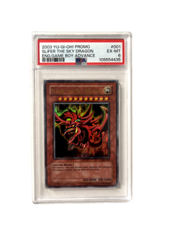 2003 YU-GI-OH! PROMO #001 SLIFER THE SKY DRAGON PSA 6 - Image 1