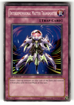 Interdimensional Matter Transporter SD1-EN026 1st Edition Common Structure Deck: - Image 1