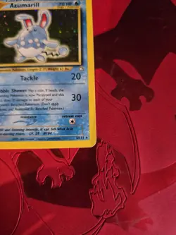 NM Azumarill Holo 2/111 Neo Genesis Pokemon Card - Image 2