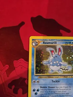 NM Azumarill Holo 2/111 Neo Genesis Pokemon Card - Image 4