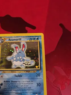 NM Azumarill Holo 2/111 Neo Genesis Pokemon Card - Image 5