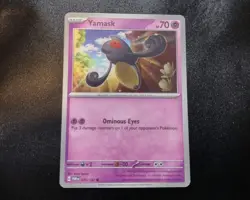 Yamask 075/182 INSUFFICIENT INK ERROR Common Pokemon Card - Image 1