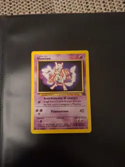 Mewtwo 3 WB The First Movie Black Star Promo Pokemon TCG Card ITA - Image 1
