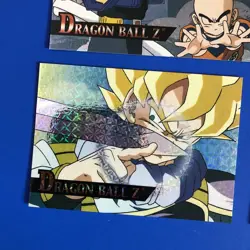 2001 DBZ Dragon Ball Z ArtBox Prism Lot of 4 Foil Holo Cards P-04 06 07 08 - Image 3