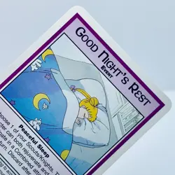 Sailor Moon CCG Premier Edition Good Night's Rest Event Trading Card - Image 3