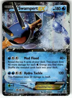 Swampert EX XY55 XY Promos LP Pokemon Card TCG - Image 1