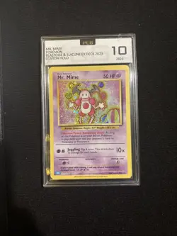 Pokemon TCG Mr. Mime Classic Blastoise Holo Card 013/034 PCG 10 Slab - Image 1
