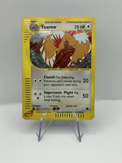 Pokemon TCG Fearow Expedition Base Set Holo Rare Card 11/165 MP 2002 - Image 1