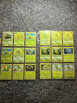 Caterpie POKEMON Card Lot LP-NM, Shadowless & 1st Edition - Image 1