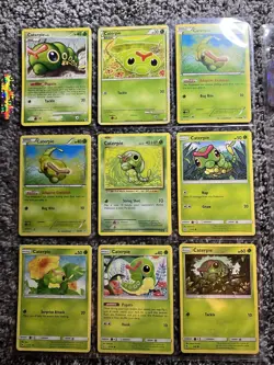 Caterpie POKEMON Card Lot LP-NM, Shadowless & 1st Edition - Image 5