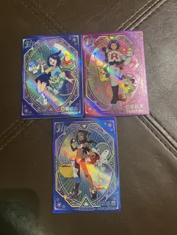 Pokemon Chinese Eif Baby HR Trainer Lot of 3 Cards Hyper Rare Eif NM team rocket - Image 1