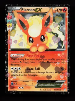 Flareon EX RC6/RC32 Ultra Rare Generations: Radiant Collection Pokemon Card - Image 1