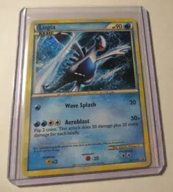 Pokemon TCG HeartGold & SoulSilver Lugia HGSS02 Promo Holo Card 2010 Played - Image 1