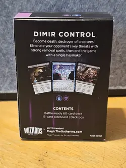 MTG Magic Dimir Control Standard Challenger Deck Blue Black 2022 Factory Sealed - Image 3