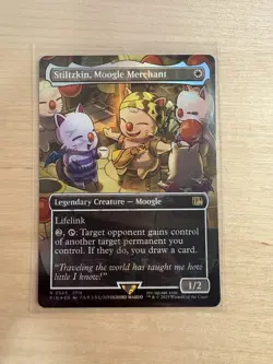 Stiltzkin, Moogle Merchant (Borderless) (Chocobo Track Foil) Final Fantasy Foil - Image 1