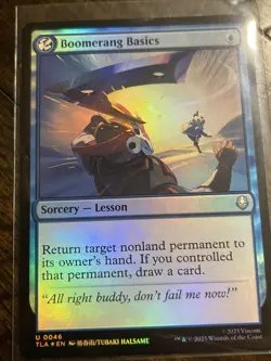 MTG - TLA - Boomerang Basics #46 - Near Mint Foil - Image 1