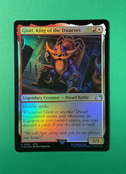 Giott, King of the Dwarves #0223 MTG Final Fantasy FOIL - Image 1