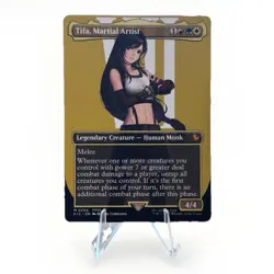 1x Tifa, Martial Artist, Borderless Art, Regular, 206, Final Fantasy, MTG NM - Image 1