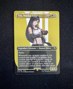1x Tifa, Martial Artist, Borderless Art, Regular, 206, Final Fantasy, MTG NM - Image 3