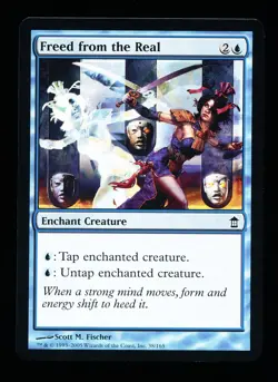 * * 1x Freed from the Real x1 * * Saviors of Kamigawa MTG NM Near Mint - Image 1