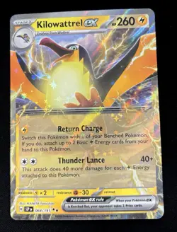 Kilowattrel ex 068/191 - S&V: Surging Sparks Double Rare - Pokemon TCG (NM) - Image 1