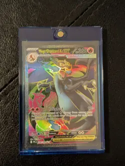 Pokemon TCG Phantasmal Flames Mega Charizard EX 109/094 Secret Rare MINT - Image 2