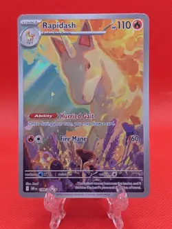 Rapidash 189/182 IR Pokemon Destined Rivals Illustration Rare Holo NM/M - Image 1