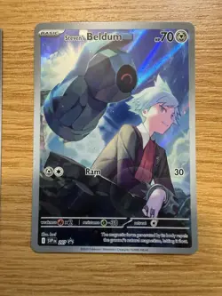 Pokemon Marnie's Morpeko 206 Steven's Beldum 207 Scarlet Violet Black Star Promo - Image 3