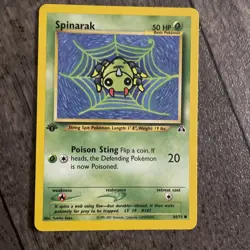 1st Edition Spinarak 64/75 Neo Discovery - Pokemon - NM- Near Mint 1X - Image 1