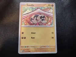 Sandile 115/198 INSUFFICIENT INK ERROR Common Pokemon Card - Image 1