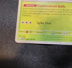 Cacturne 006/198 INSUFFICIENT INK ERROR Uncommon Pokemon Card - Image 2