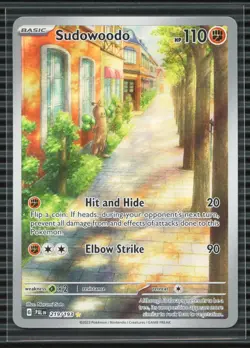2023 Pokemon Scarlet and Violet SV PAL EN-Paldea Evolved #219 Sudowoodo IR - Image 1