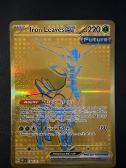 Iron Leaves ex Hyper Rare SV: Prismatic Evolutions 176/131 Pokemon - Image 1