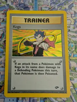 Koga 19/132 Holo Rare Gym Challenge LP Vintage WOTC - Pokemon TCG - Image 1