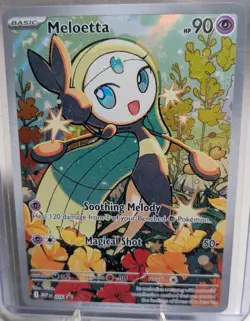 Pokemon TCG Meloetta Illustration Rare 026 Promo Mega Battle Deck Phantasmal NM - Image 1