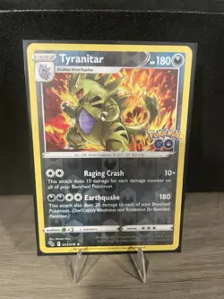 Tyranitar - 043/078 - Reverse Holo Rare - Pokemon GO - NM/M - New - Image 1