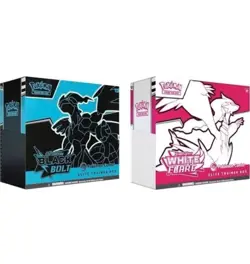 Pokemon Center Black Bolt & White Flare Elite Trainer Box ETB Set Sealed - Image 1