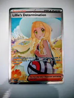 Pokemon TCG Lillie's Determination 184/132 ??SIR ??Mega Evolution??N/M Or Better - Image 1