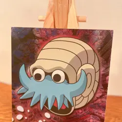 Topps Pokemon Series 3 -- Omanyte #138 -- Blue Label -- Foil - Image 3