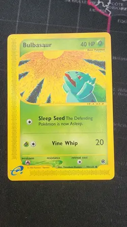 Pokemon TCG Bulbasaur 95/165 Expedition - Image 1