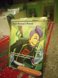 Team Rockets Petrel Full Art Trainer 226/182 Destined Rivals Pokemon !!MINT!! - Image 3