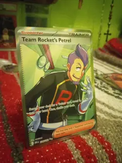 Team Rockets Petrel Full Art Trainer 226/182 Destined Rivals Pokemon !!MINT!! - Image 4