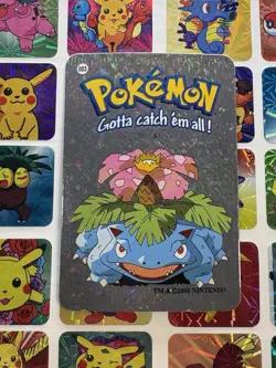 Pokemon Rare Vintage Vending Machine Holo Prism sticker Nintendo 2000 Venusaur - Image 3