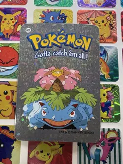 Pokemon Rare Vintage Vending Machine Holo Prism sticker Nintendo 2000 Venusaur - Image 4