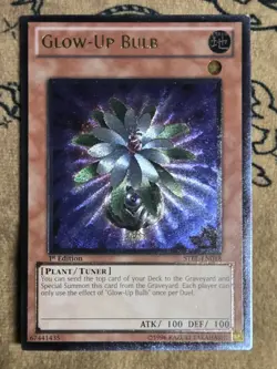 Yugioh Glow-Up Bulb STBL-EN018 1st Edition Ultimate Rare NM - Image 1