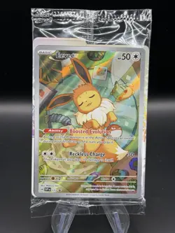 SEALED Eevee 173 Prismatic Evolutions SVP Black Star Promo Pokemon Card - Image 1