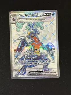 Pokemon Garchomp EX Holo Ultra Rare TCG Card Paradox Rift 219/182 LP - Image 1