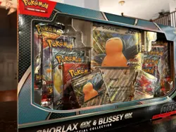 Pokemon Trading Card Game Snorlax Ex and Blissey Ex Special Collection Box New - Image 1
